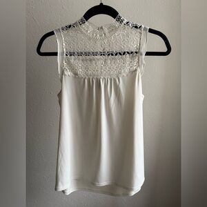 Express Elegant White Lace Women's Top